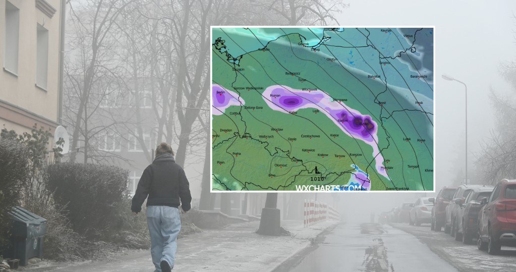 Północ będzie mroźna i śnieżna, a południe kraju cieplejsze i deszczowe. Tam w wielu miejscach trzeba uważać na gołoledź /Władysław Czulak/Agencja Wyborcza.pl/WXCHARTS /