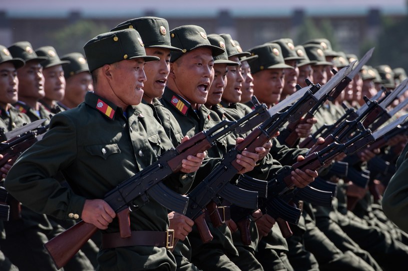 Północnokoreańscy żołnierze. Zdjęcie ilustracyjne /ED Jones /AFP