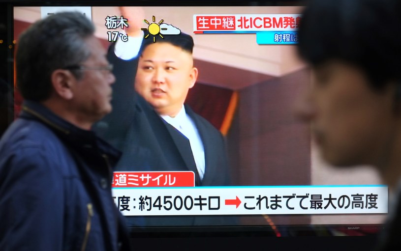 Północnokoreański dyktator Kim Dzong Un /KAZUHIRO NOGI /AFP