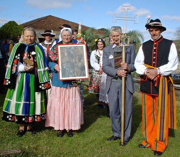 Polonijna procesja w Santana, zdjęcie z 2001 r. /Marek Makowski /