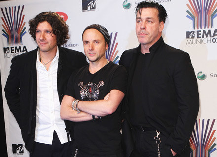 Połowa składu grupy Rammstein - fot. Sean Gallup /Getty Images/Flash Press Media