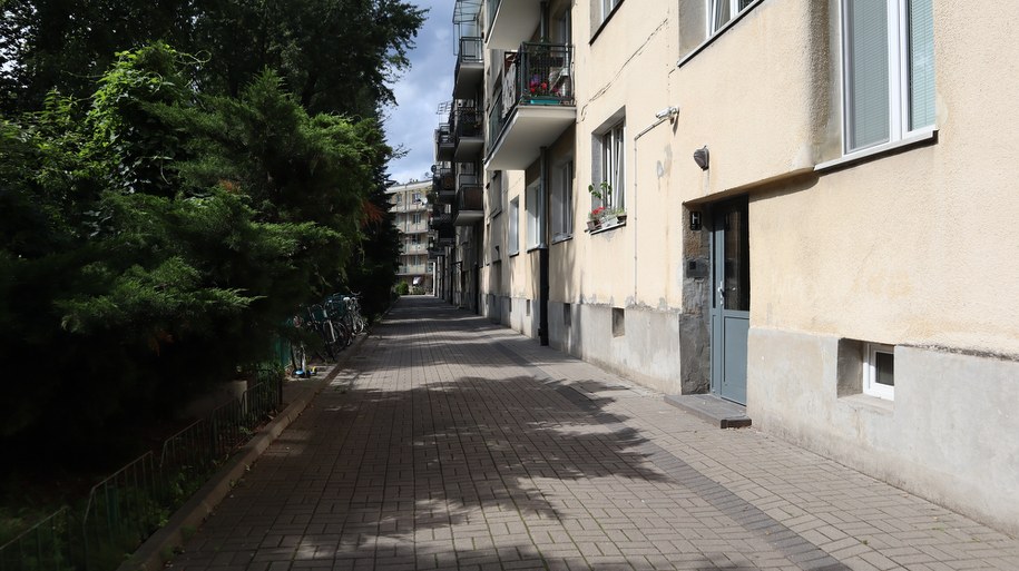 Polowy punkt medyczny na ul. Mickiewicza /Piotr Szydłowski /RMF FM