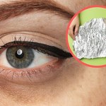 Połóż folię aluminiową na oczy. Niezwykłe działanie na opuchliznę