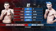 Polsat Boxing Promotions. Konrad "Erni" Kaczmarkiewicz - Michał Łoniewski. Skrót walki (POLSAT SPORT). Wideo