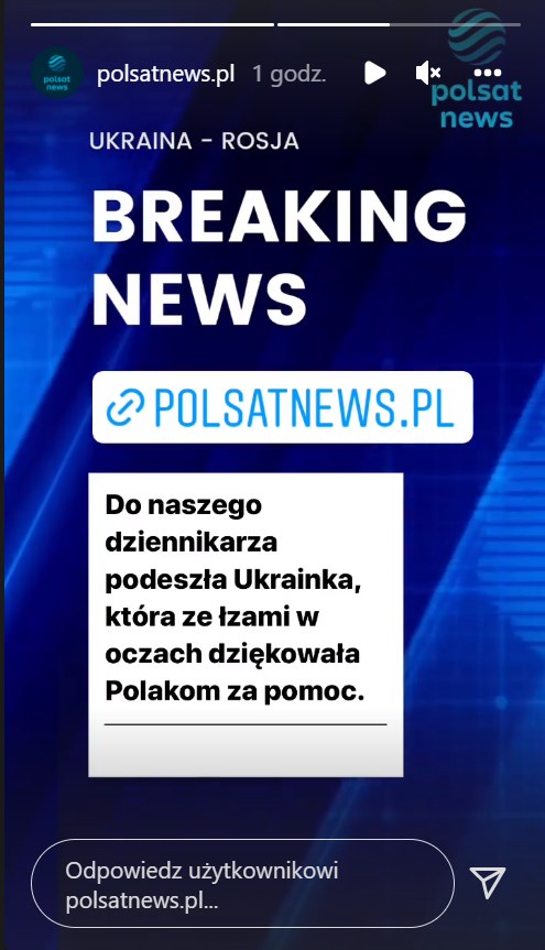 Polsat News: instagram.com/polsatnews.pl/ /Polsat News /Polsat