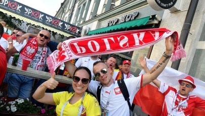 Polscy i kolumbijscy kibice czekają na wieczorny mecz w Kazaniu