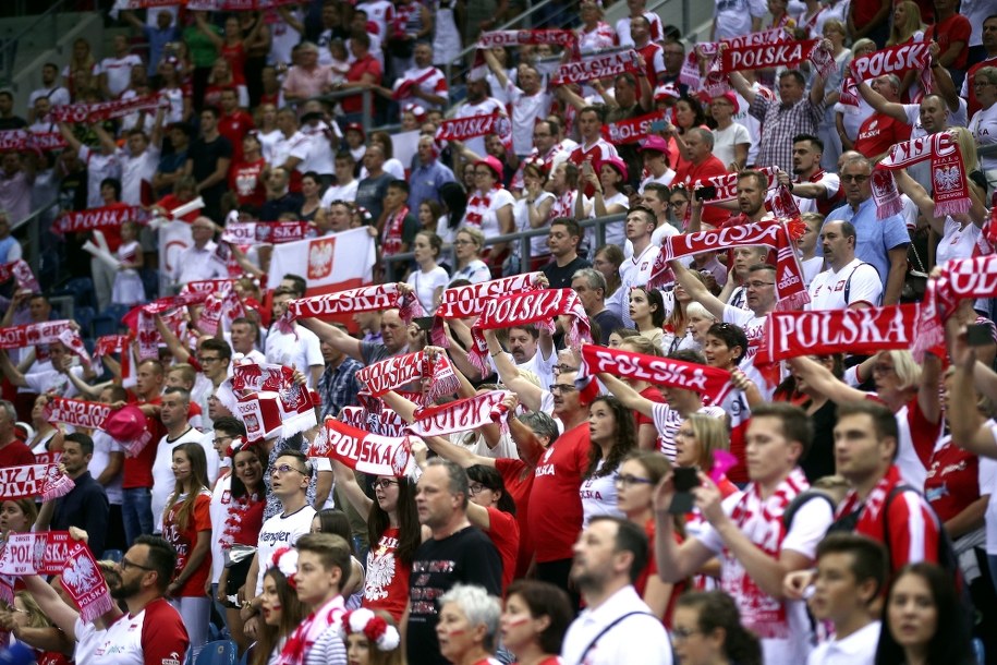 Polscy kibice //Łukasz Gągulski /PAP