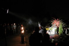 Polscy kickbokserzy wygłosili manifest nad grobem Andrzeja Firsta