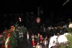 Polscy kickbokserzy wygłosili manifest nad grobem Andrzeja Firsta