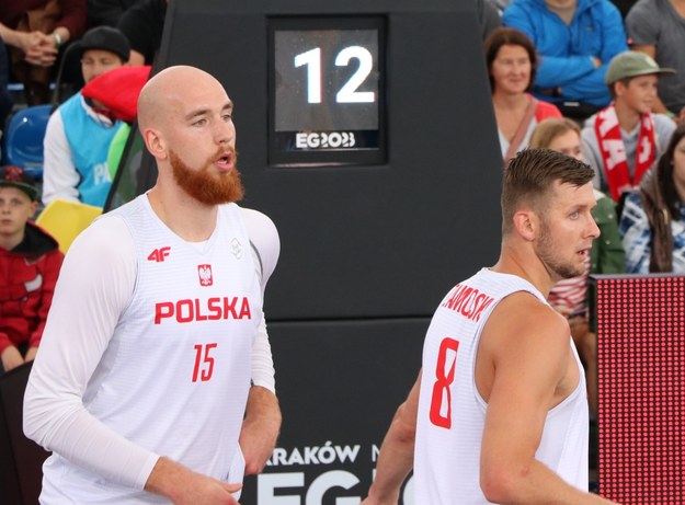 Polscy koszykarze 3x3 /Jacek Skóra /RMF FM