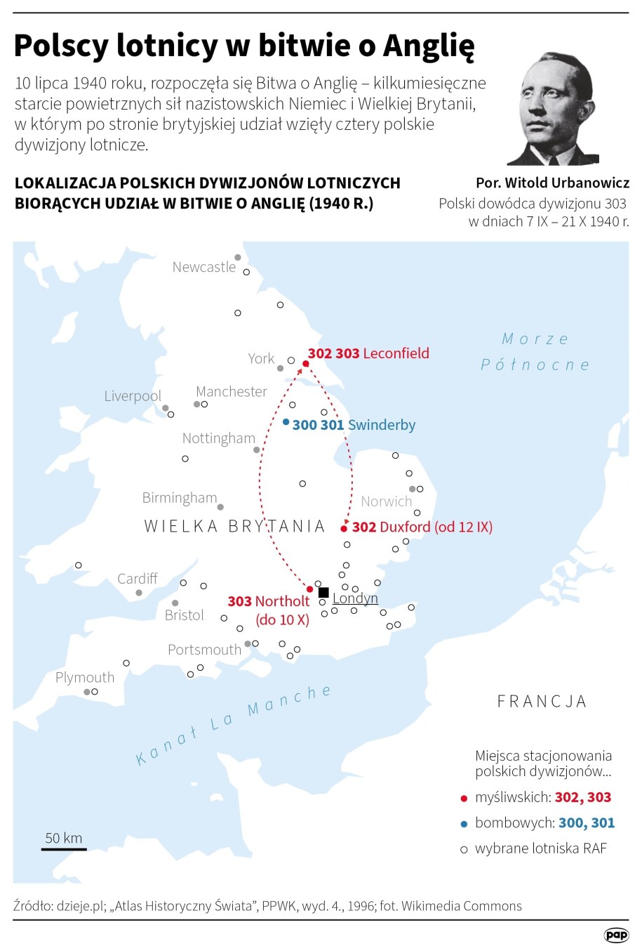 Polscy lotnicy w bitwie o Anglię /Maciej Zieliński /PAP