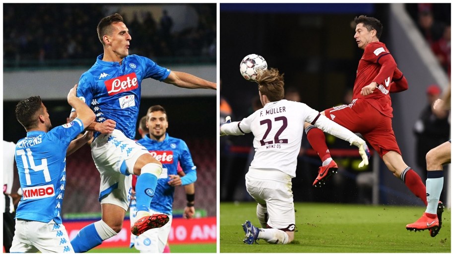 Polscy napastnicy mają powody do zadowolenia /ESARE ABBATE/ LUKAS BARTH-TUTTAS /PAP/EPA