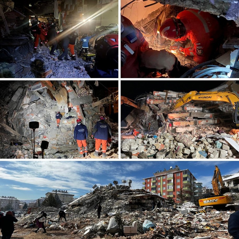 Polscy ratownicy w akcji /foto: GPSP/ TT /