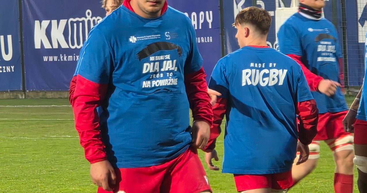 Polscy rugbyści biorą udział w akcji Movember