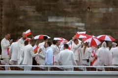 Polscy sportowcy na ceremonii otwarcia igrzysk w Paryżu