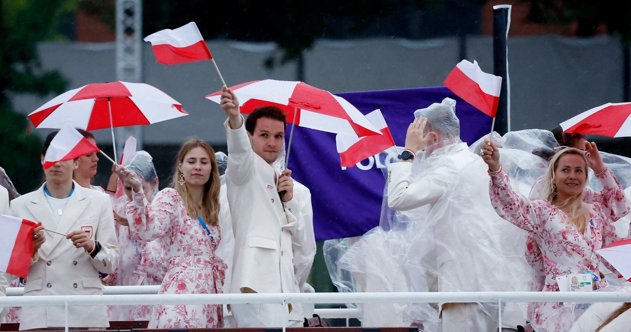 Polscy sportowcy na ceremonii otwarcia igrzysk w Paryżu