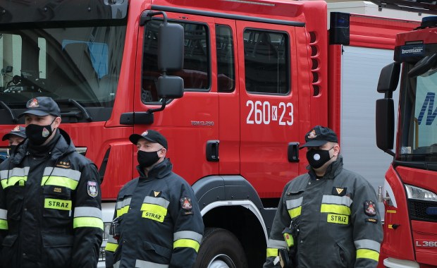 Polscy strażacy pojechali na Słowację pomagać w testowaniu na obecność koronawirusa 