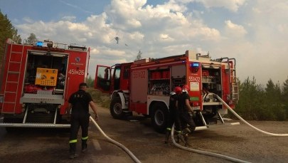 Polscy strażacy w Szwecji: Dostaliśmy prośbę o przekierowanie. Jeszcze dużo pracy przed nami