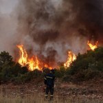 Polscy strażacy walczą z żywiołem w Grecji. "Najgorszy jest upał"