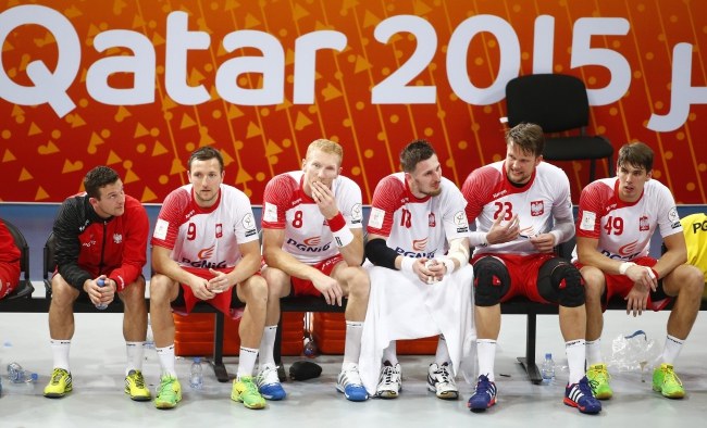 Polscy szczypiorniści /PAP/EPA/DIEGO AZUBEL /PAP/EPA