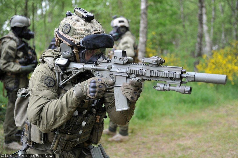 Polscy żołnierze w czasie manewrów Live Agent Training /East News