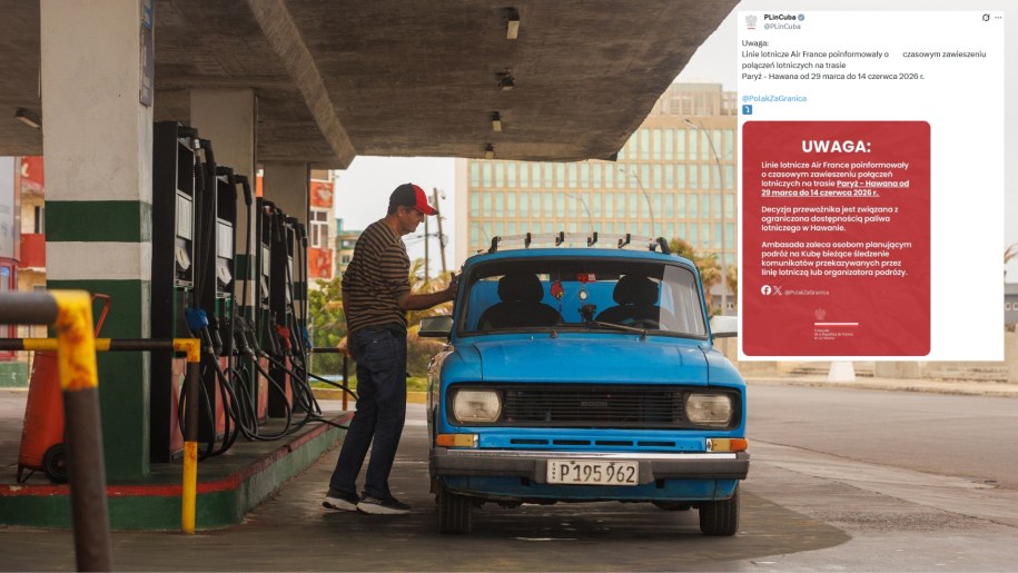 Polska ambasada na Kubie wydała komunikat dla osób planujących podróż do tego kraju (zdjęcie poglądowe) /Ambasada RP w Hawanie / X - print screen / PLinCuba, @PLinCuba /Shutterstock