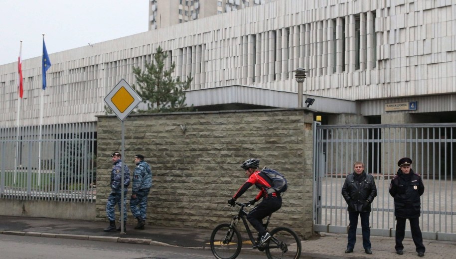 Polska ambasada w Moskwie /Mikhail Pochuyev    /PAP/EPA