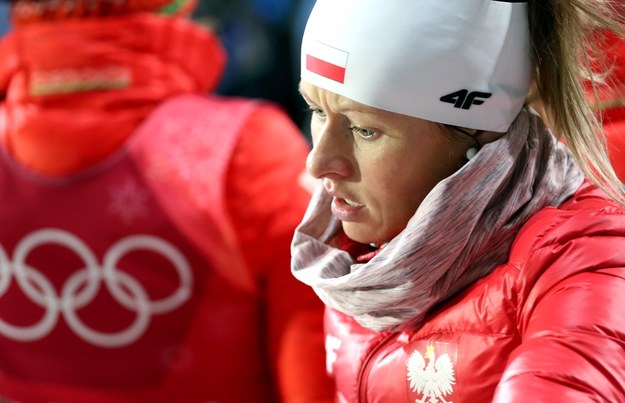 Polska biathlonistka Weronika Nowakowska po biegu sztafetowym 4x6 km /PAP