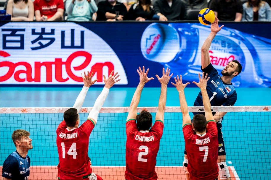 Polska - Bułgaria /Zdj. udostępnione przez FIVB /