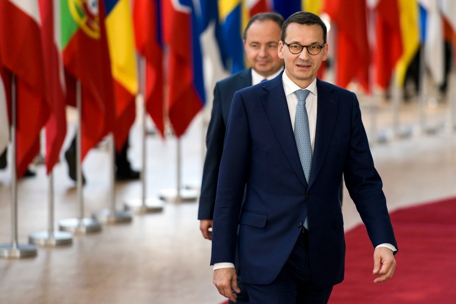 Polska delegacja na szczycie w Brukseli /Nicolas Lambert /PAP/EPA