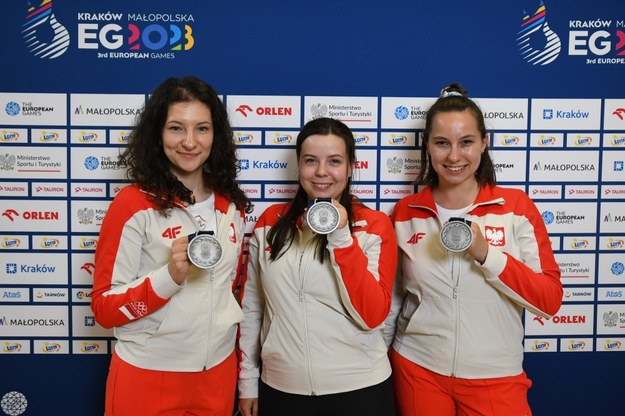 Polska drużyna (w składzie Joanna Wawrzonowska, Klaudia Breś i Julita Borek)zdobyły srebrny medal na III Igrzyskach Europejskich /III Igrzyska Europejskie 2023 /