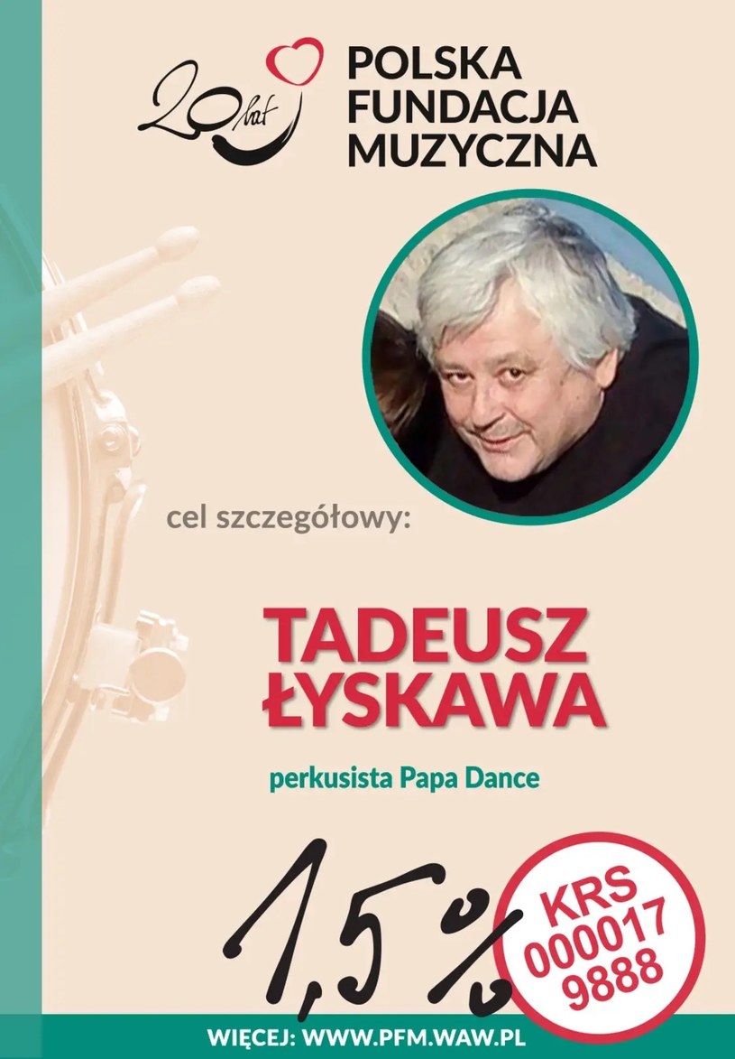 Polska Fundacja Muzyczna prosi o wsparcie dla Tadeusza Łyskawy /