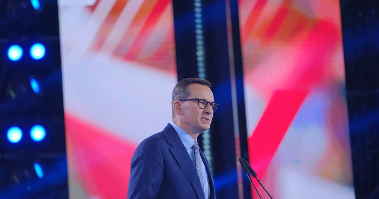 Polska gospodarka rozwija się - stwierdził premier Mateusz Morawiecki podczas konwencji PiS /Mateusz Marek /PAP
