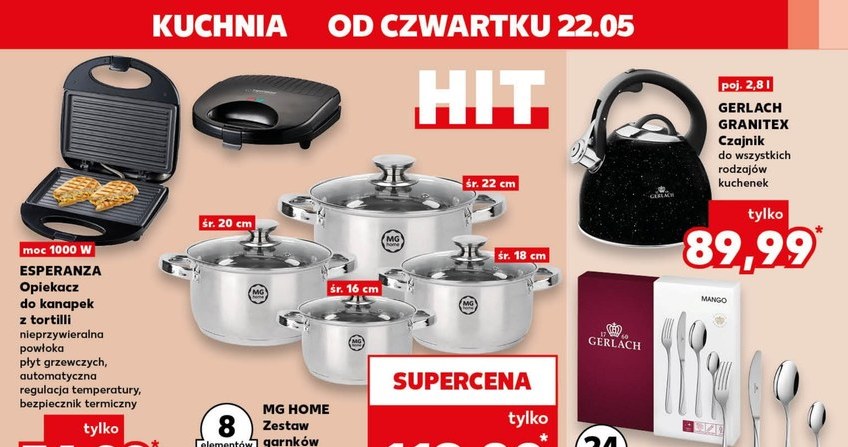 Polska jakość, która podbija kuchnie. Produkty Gerlach teraz o wiele taniej /Kaufland /INTERIA.PL