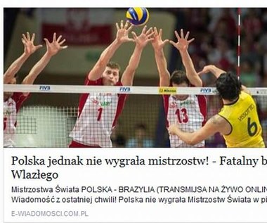 "Polska jednak nie wygrała mistrzostw" - oszustwo na Facebooku
