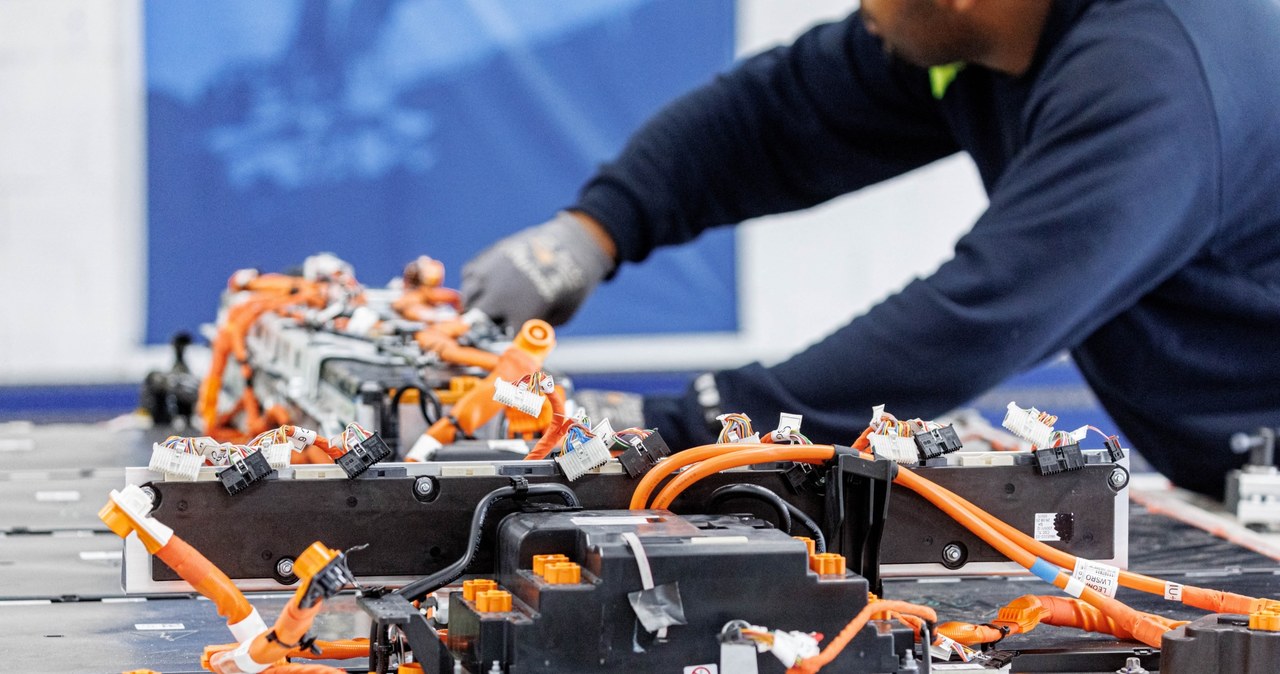 Polska jest europejskim liderem w produkcji baterii do samochodów elektrycznych. Zdj. ilustracyjne /AFP