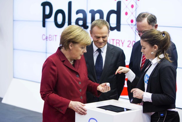 Polska jest w tym roku partnerem targów w Hanowerze. Ale czy to wystarczy, aby promować naszą branżę IT? /AFP
