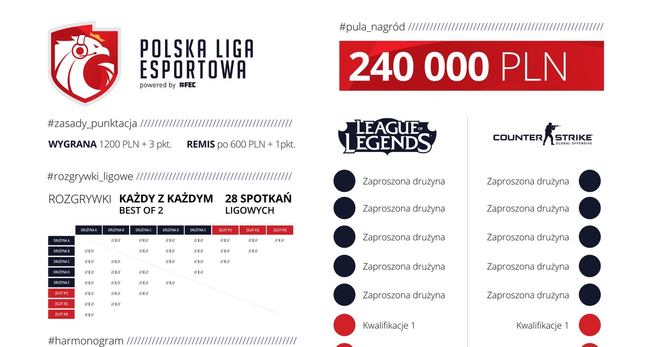 Polska Liga Esportowa /materiały prasowe