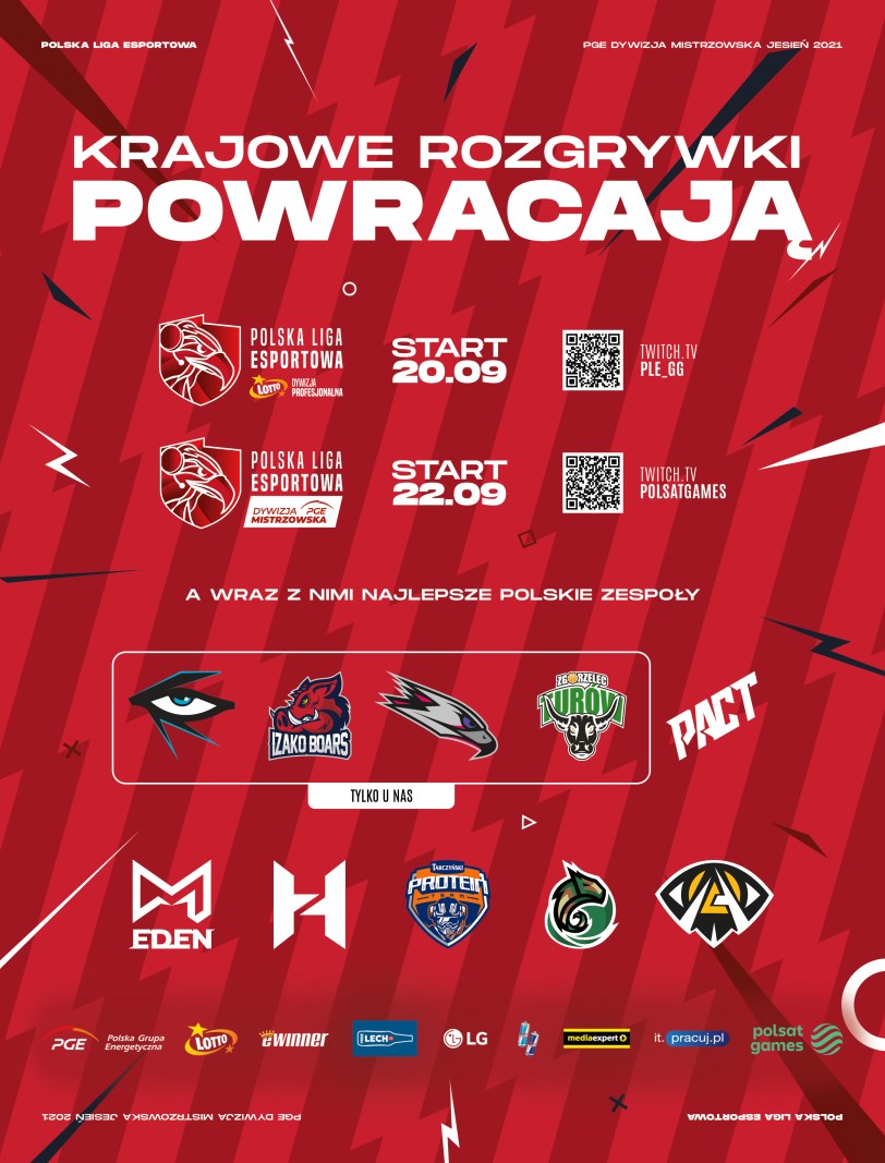 Polska Liga Esportowa /materiały prasowe