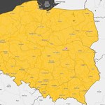 Polska na żółto. IMGW ostrzega przed burzami i wzrostami stanów wód
