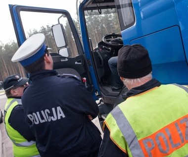 Polska policja patroluje niemieckie autostrady