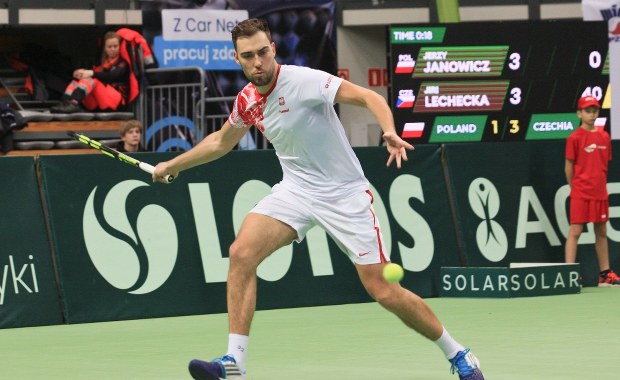 Polska przegrała tenisowy mecz z Czechami