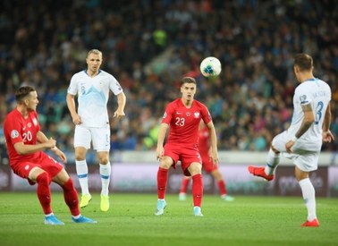 Polska przegrała ze Słowenią 0:2 w meczu eliminacji piłkarskich mistrzostw Europy