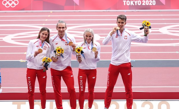 Polska sztafeta mieszana odebrała złote medale olimpijskie 