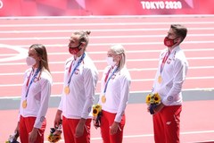 Polska sztafeta mieszana odebrała złote medale olimpijskie 