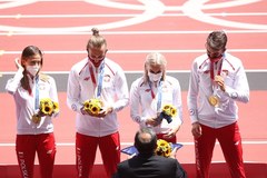 Polska sztafeta mieszana odebrała złote medale olimpijskie 