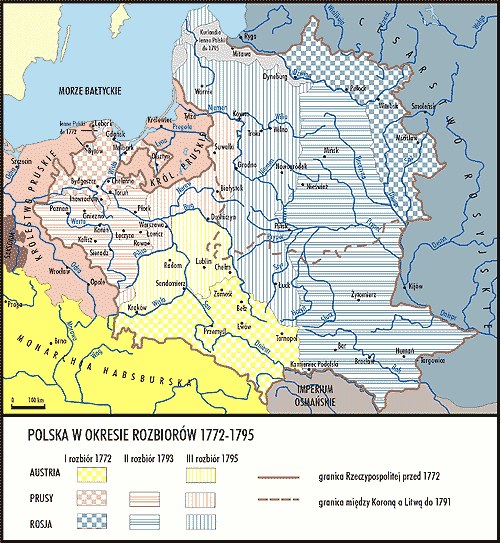 Polska w okresie rozbiorów 1772-1795 /Encyklopedia Internautica