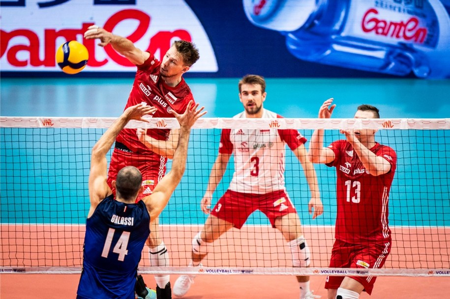 Polska - Włochy /Zdj. udostępnione przez FIVB /