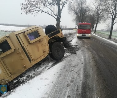 Polska zima pokonała amerykańskiego Humvee
