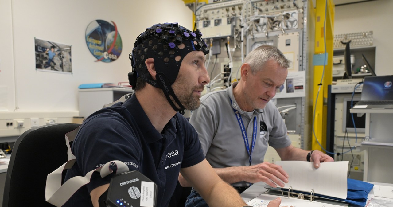 Polski astronauta przeprowadzi eksperyment, który sprawdzi możliwości komunikacji bez użycia mięśni /ESA/A. Conigli /INTERIA.PL